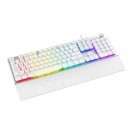 Krux Frost Silver-White RGB Gaming White (mechaniczna)